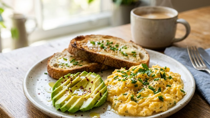 Qué desayunar para bajar de peso con huevos y aguacate